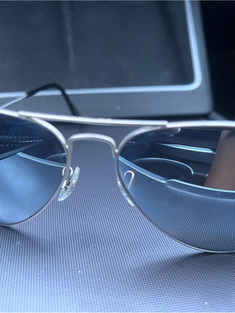 Ray-Ban luxottica ray-ban aviator RB3026 frame mirror polarized sunglasses shade - Picture 9 of 10